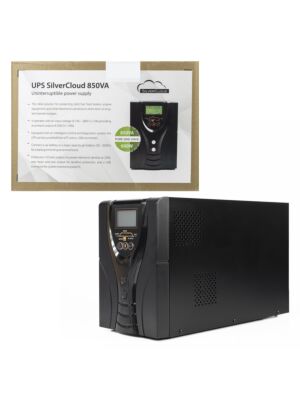 UPS SilverCloud 850VA cu ecran LCD sinusoida